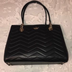 Kate spade black and pink purse
